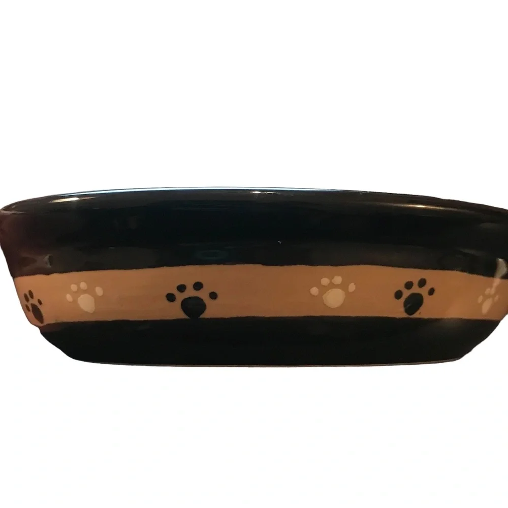 2 Paw Dog Bowls. Like New